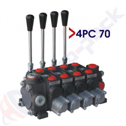 product Секцијски контролни вентил 70 литара, 4PC70 , 4 колута , G 1/2" , колут са отвореним средиштем image thumb