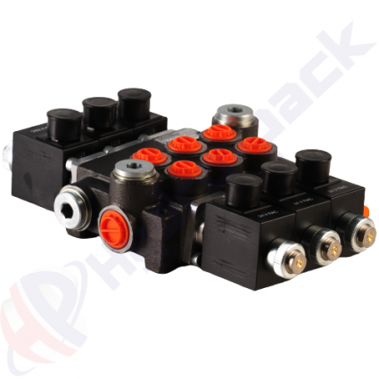 product 50 литра Магнитно управляван контролен клапан , 3Z50 , 3 макари , G 3/8" , open center макара , 12 V image thumb